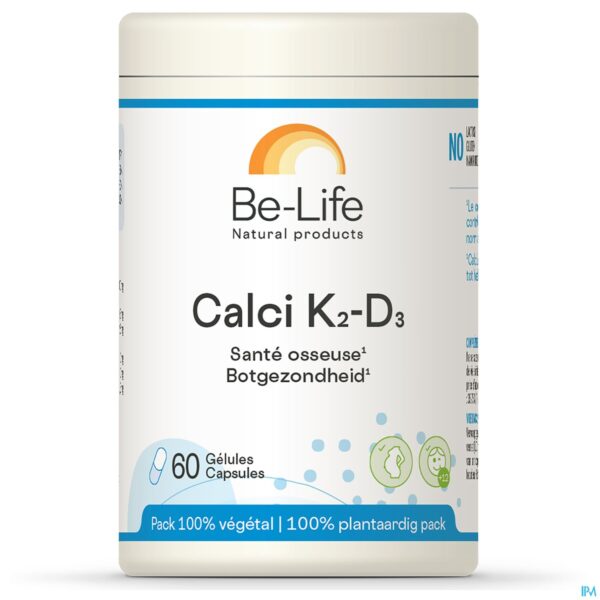 Packshot Calci K2 D3 Be Life Caps 60 Nf Packshot Calci K2 D3 Be Life Caps 60 Nf