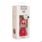 Packshot Bibs 1 Fopspeen Boheme Duo Dusty Pink&coral