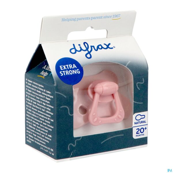 Packshot Difrax Fopspeen Natural 20+m Spec.edit Pink Opal