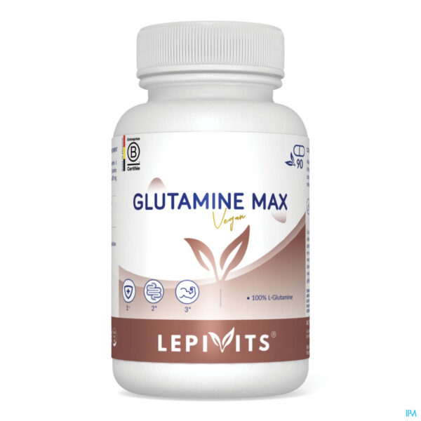 Productshot Lepivits Glutamine Max Caps 90