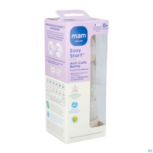 Packshot Mam Zuigfles Easy Start A/colic Matt Uni 260ml