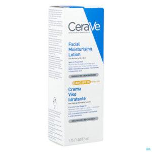 Packshot Cerave Creme Hydraterend Gezicht Ip30 52ml