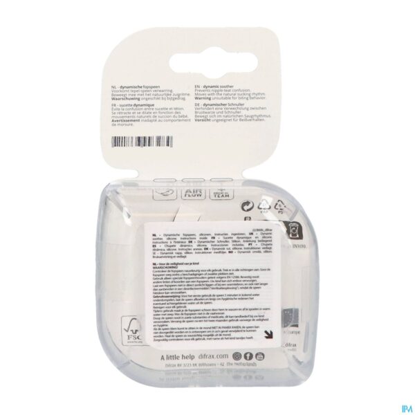 Packshot Difrax Fopspeen Dynamic Botanic 0-3m 2 Packshot Difrax Fopspeen Dynamic Botanic 0-3m 2