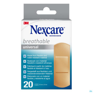 Packshot Nexcare 3m Breath.univ.25x72mm Strips 20 N0320ns-1