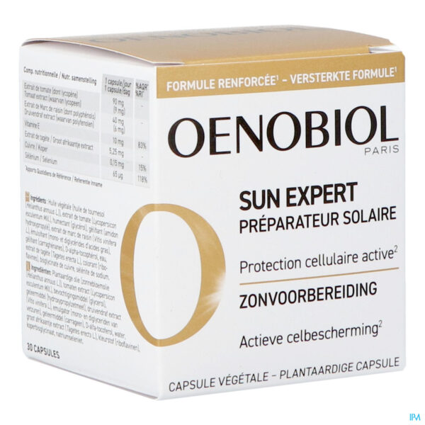 Packshot Oenobiol Sun Expert Caps 30