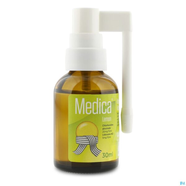 Packshot Medica Keelspray Lemon 30ml