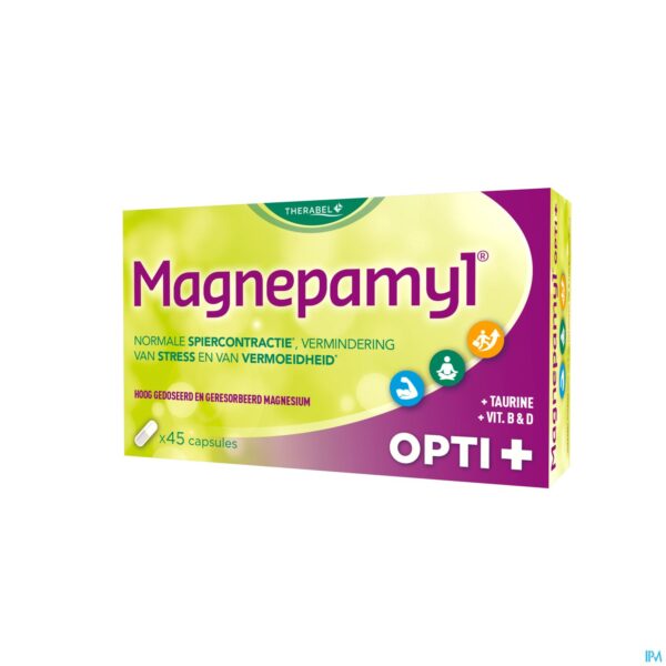Packshot Magnepamyl Opti+ Caps 45