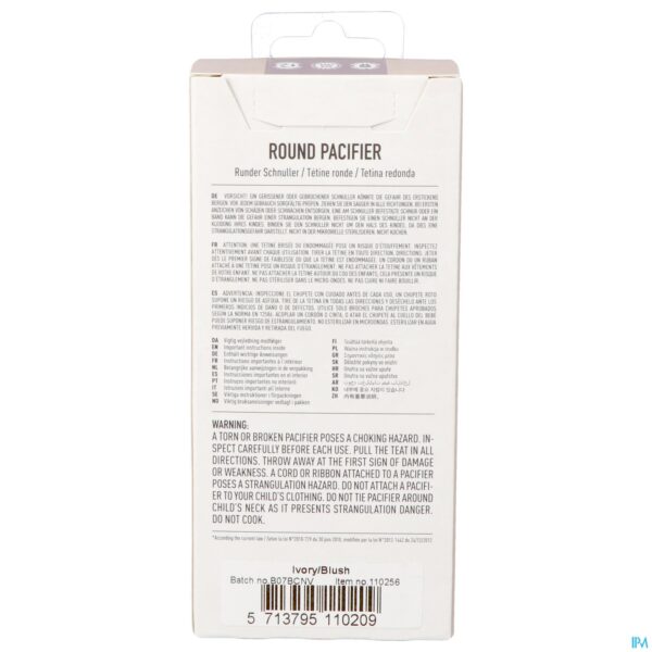 Packshot Bibs 1 Fopspeen Duo Ivory&blush