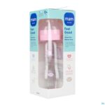 Packshot Mam Feel Good Glass Bottle Matt Girl 260ml