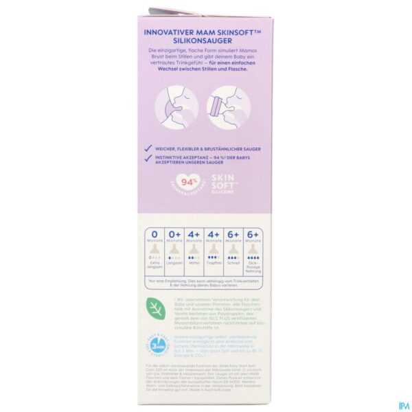 Productshot Mam Easy Start A/colic Zuigfl. Matt Lilac320ml