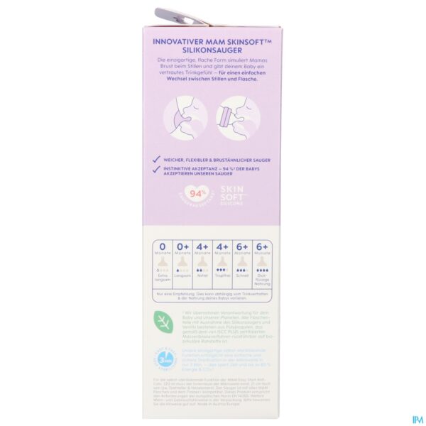 Packshot Mam Easy Start A/colic Zuigfl. Matt Uni320ml