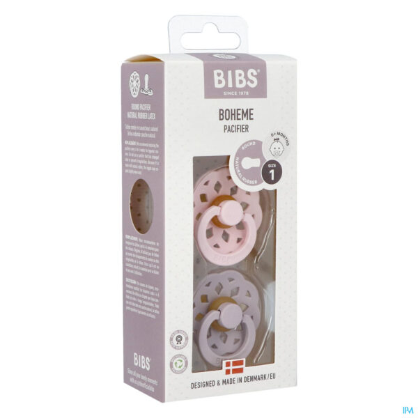 Packshot Bibs 1 Fopspeen Boheme Duo Blossom/lilac 2