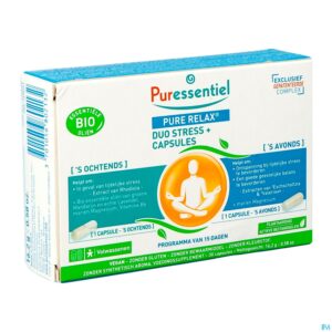 Packshot Puressentiel Pure Relax Duo Stress Caps 30