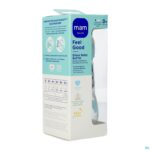Packshot Mam Feel Good Glass Bottle Matt Boy 260ml Packshot Mam Feel Good Glass Bottle Matt Boy 260ml