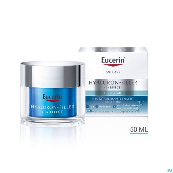 Lifestyle_image Eucerin Hyaluron Filler+ X3 Nachtcr Hydra B. 50ml