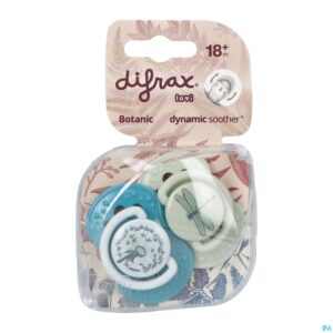 Packshot Difrax Fopspeen Dynamic Botanic 18m+ 2