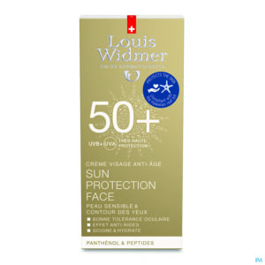 Packshot Widmer Sun Protection Face 50 Parf Tube 50ml