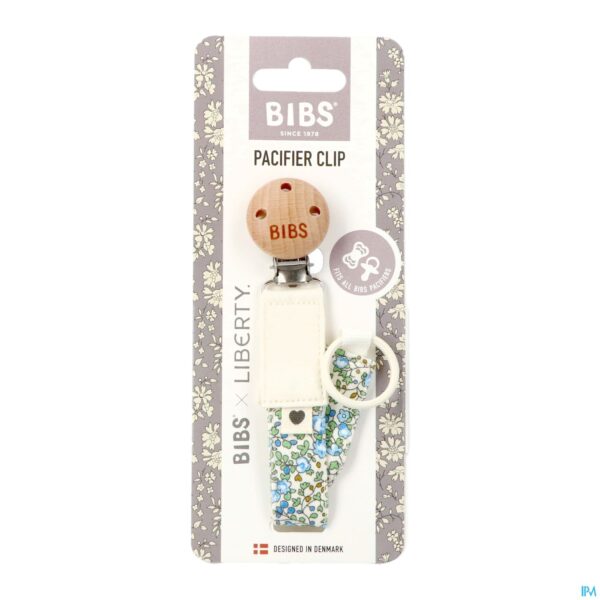 Packshot Bibs Fopspeenketting Liberty Ivory&sage Packshot Bibs Fopspeenketting Liberty Ivory&sage