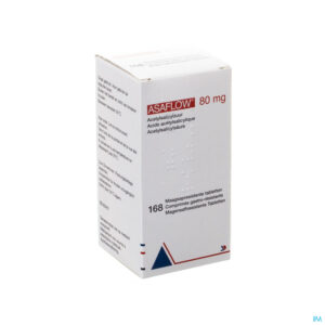 Packshot Asaflow 80 mg maagsapresist. tabl. 168