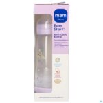 Packshot Mam Easy Start A/colic Zuigfl. Matt Lilac320ml