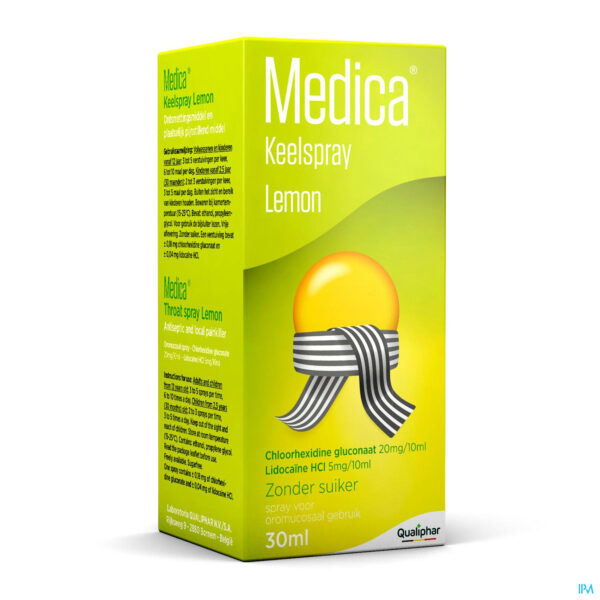 Packshot Medica Keelspray Lemon 30ml