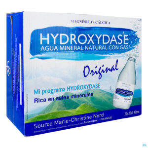Packshot Hydroxydase Nat.koolzuurhoud.mineraalwater 20x20cl