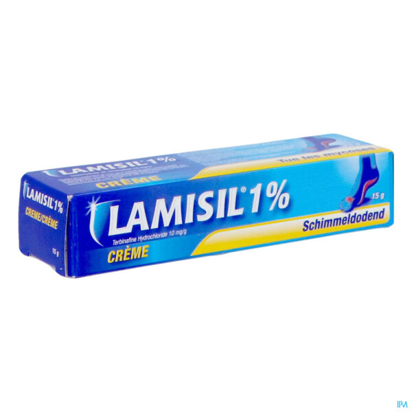 Packshot Lamisil 1% Pi Pharma Creme Tube 15g