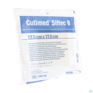 Packshot Cutimed Siltec B Kp Steriel 17,5x17,5cm 1 7328403