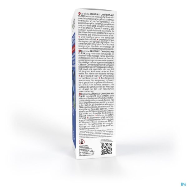 Packshot Arkoflex Chondro-aid Flash Creme Tube 60ml