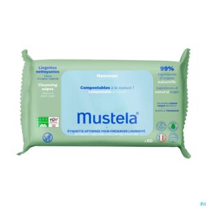 Packshot Mustela Reinigende Doekjes Geparfumeerde 60
