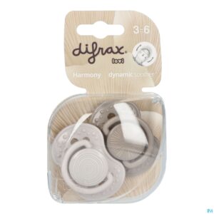 Packshot Difrax Fopspeen Dynamic Harmony l.&d.grey 3m+ 2