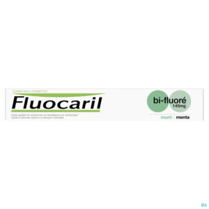 Packshot Fluocaril Tandpasta Bi-fluore 145 Munt 75ml Nf