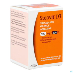 Packshot Steovit D3 500mg/200ie Comp 60