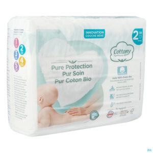 Packshot Cottony Baby Diapers Size 2 3 - 6kg 38