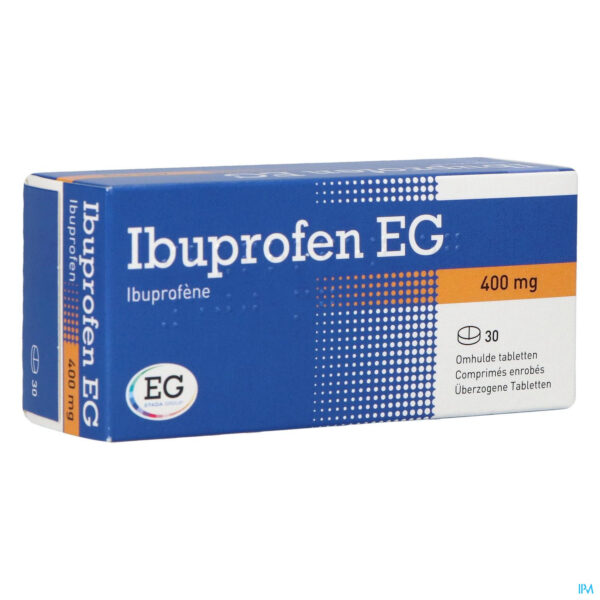 Packshot Ibuprofen EG 400 Mg Filmomh Tabl  30 X 400 Mg