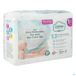 Packshot Cottony Baby Diapers Size 1 2,5kg 27