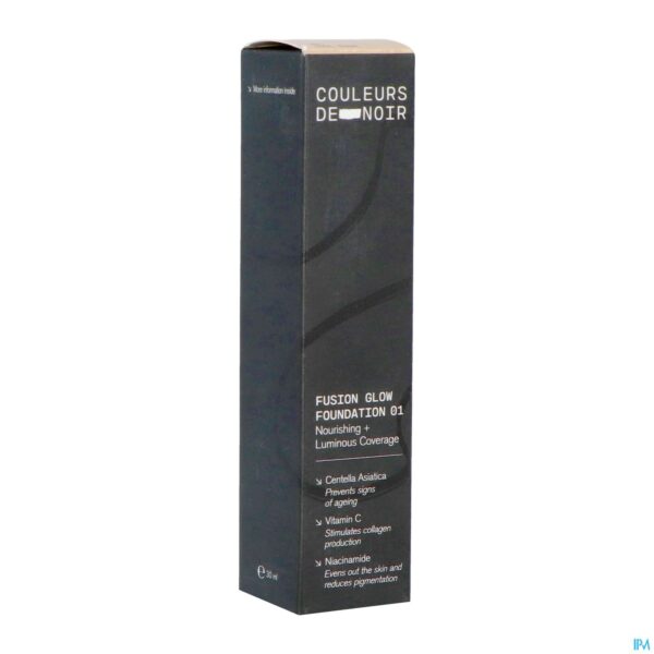 Packshot Couleurs De Noir Fus.glow Fdt 01 C. Rose 30ml Packshot Couleurs De Noir Fus.glow Fdt 01 C. Rose 30ml