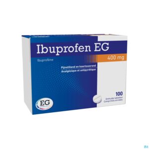 Packshot Ibuprofen EG 400 Mg Filmomh Tabl 100 X 400 Mg