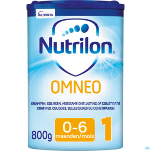 Packshot Nutrilon Omneo 1 Zuigelingenmelk Pdr 800g