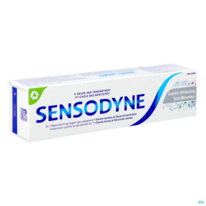 Packshot Sensodyne Gentle Withening Tandpasta Tube 75ml Nf