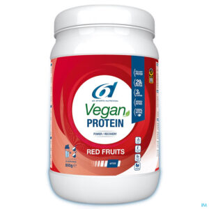 Packshot 6d Vegan Protein Red Fruits 800g