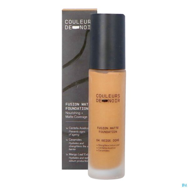 Productshot Couleurs De Noir Fus. Matte Fdt 04 B. Dore 30ml