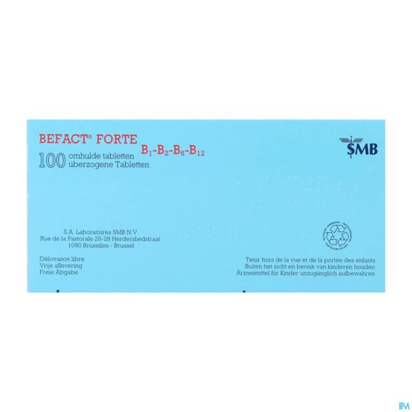 Packshot Befact Forte B1-b2-b6-b12 Omhulde Tabl 100