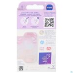 Packshot Mam Perfect Night Fopspeen Silic.pure 0-6m Pink 2