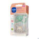 Packshot Mam Supreme Fopspeen Silicone Pure 16m+ Uni 2