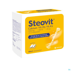 Packshot Steovit Calcium/vitd3/vit K2 1000mg/880iu Comp2x84