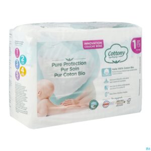 Packshot Cottony Baby Diapers Size 1 2,5kg 27