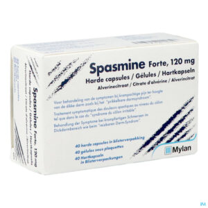 Packshot Spasmine Forte Caps 40 X 120mg