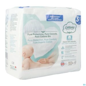 Packshot Cottony Baby Diapers Size 3 4 - 9kg 32