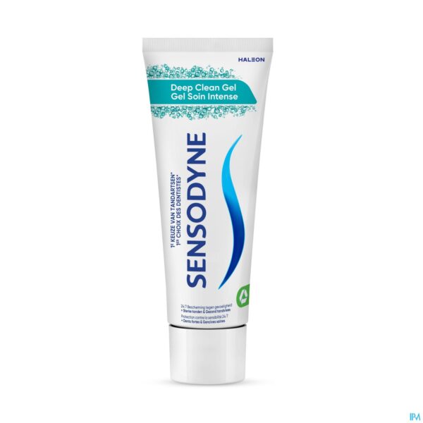 Productshot Sensodyne Deep Clean Gel Tandpasta Tube 75ml Nf